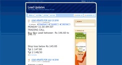 Desktop Screenshot of leadupdates.akshayashiv.com
