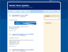 Tablet Screenshot of marketnews.akshayashiv.com
